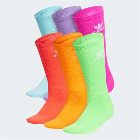 adidas trefoil sokken|Trefoil Crew Socks 6 Pairs .